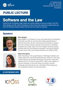 Lecture on “Software and the law”