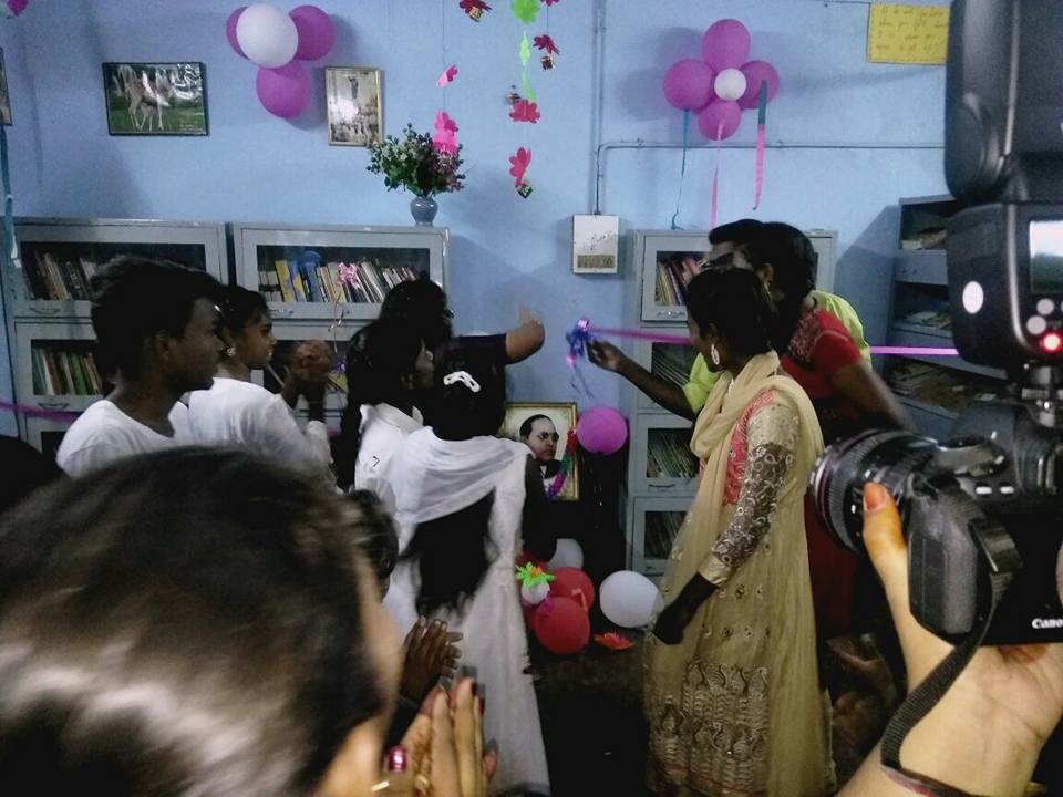 Inauguration of Library at Ambedkar Community Computing Center (AC3)
