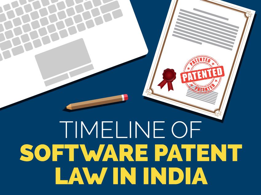 Infographic: Timeline of Software Patent Law in India