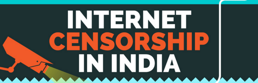 Info-graphic on Internet censorship in India (2012 – 2015)