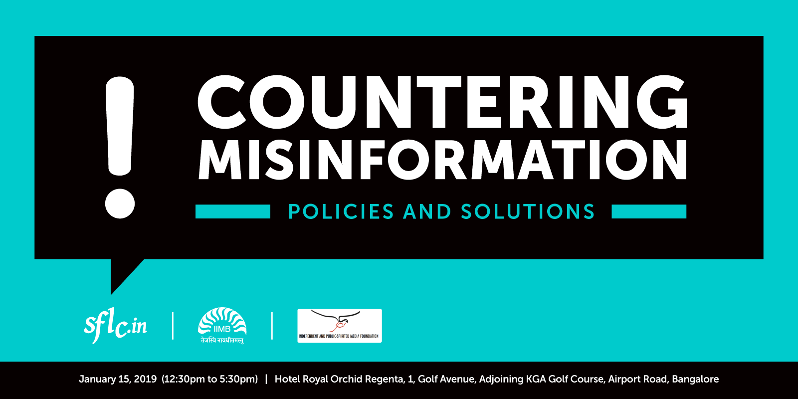 Countering Misinformation: Policies and Solutions, Bangalore