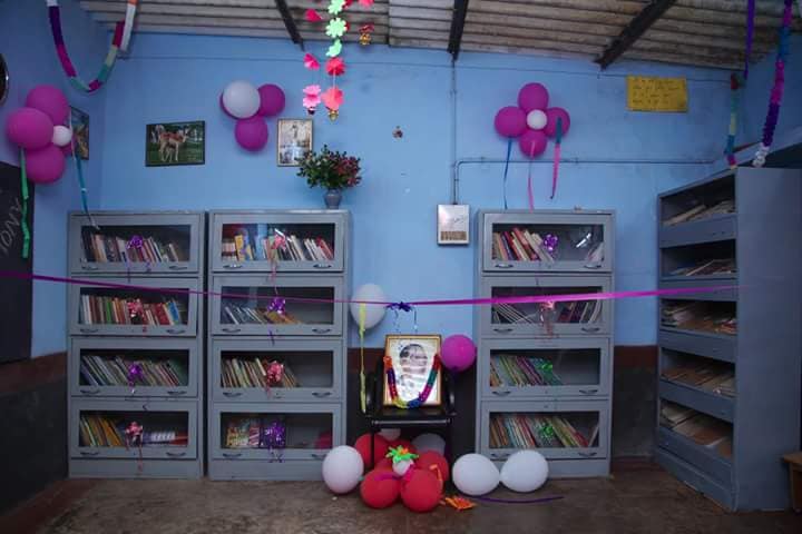 Inauguration of Library – Donation from SFLC.in