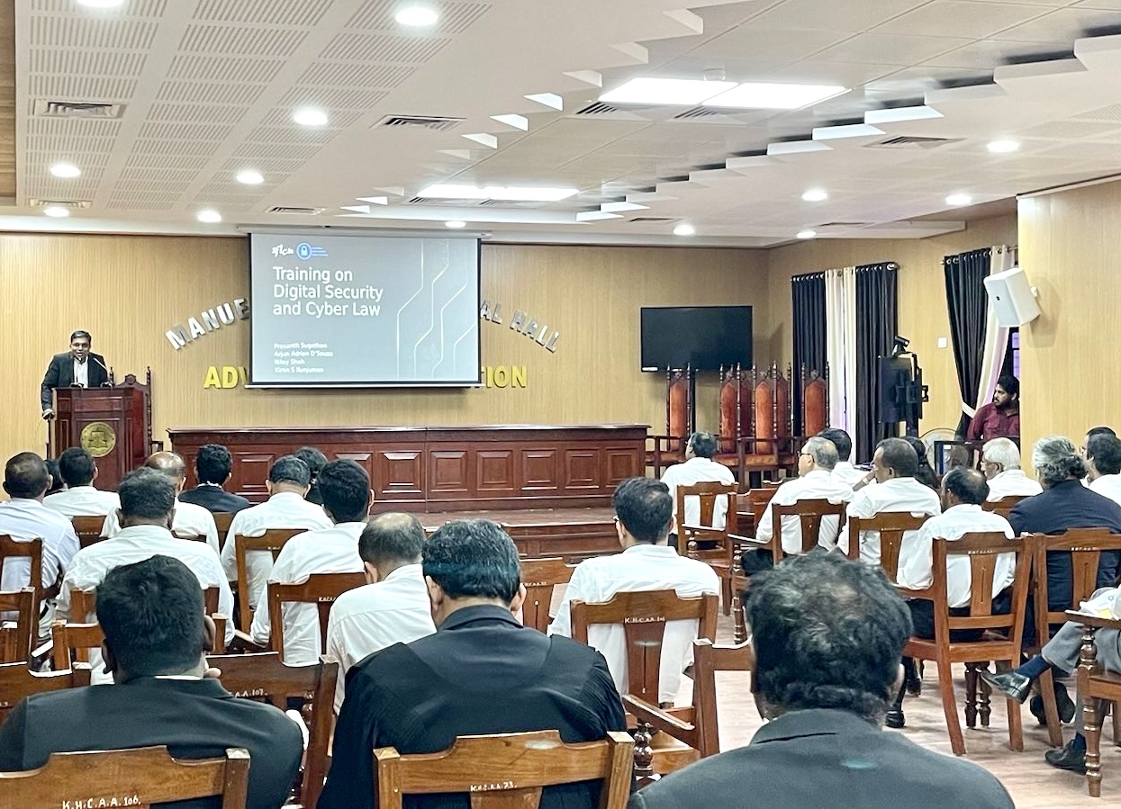 Kerala High Court Advocates’ AssociationDST & Cyber Law Training