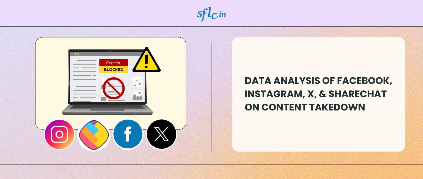 Data Analysis of Meta, X, and ShareChat on Content Takedown