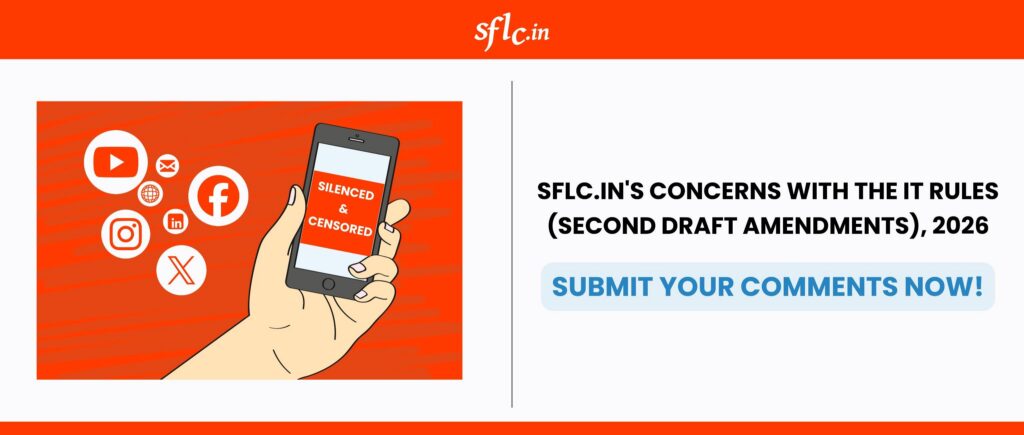 SFLC.in's Concerns with the IT Rules (Second Draft Amendments), 2026